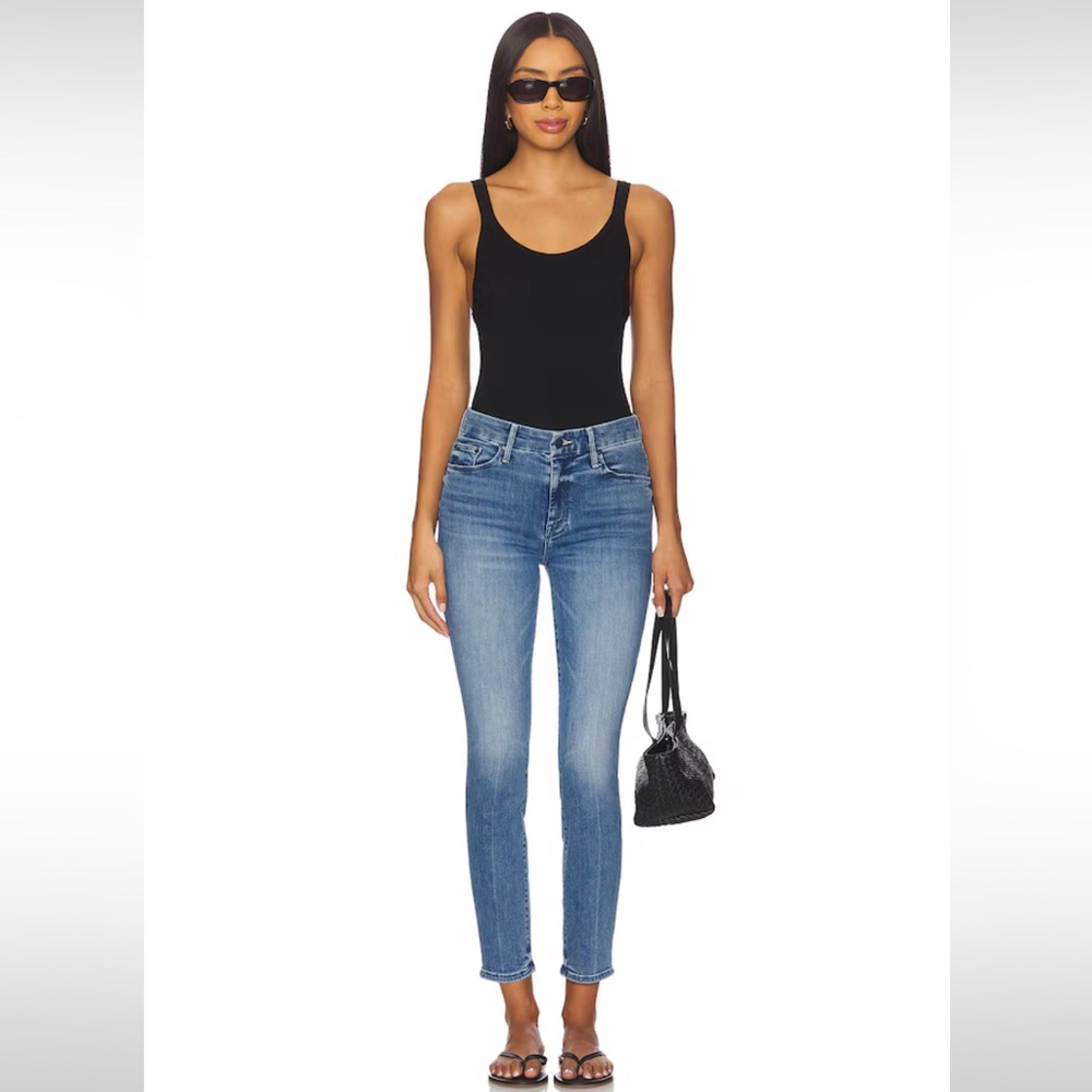 MOTHER The Looker Ankle Skinny Jeans in Groovin' Wash